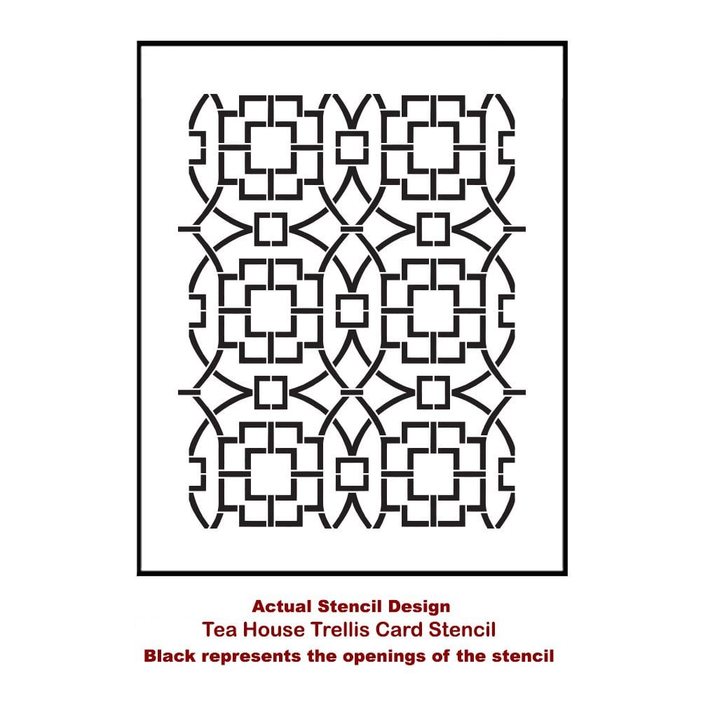 Tea-house-trellis-small-card-template-stencil