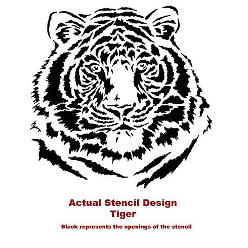 tiger stencil