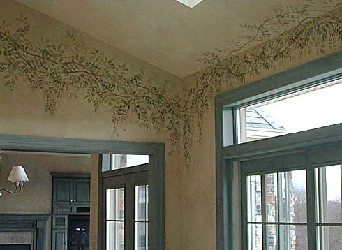 wisteria stencil