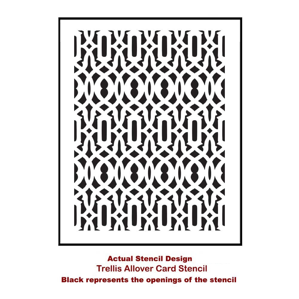 Trellis-allover-small-card-template-stencil