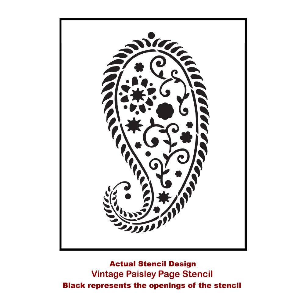 VIntage-paisley-medium-card-template-stencil