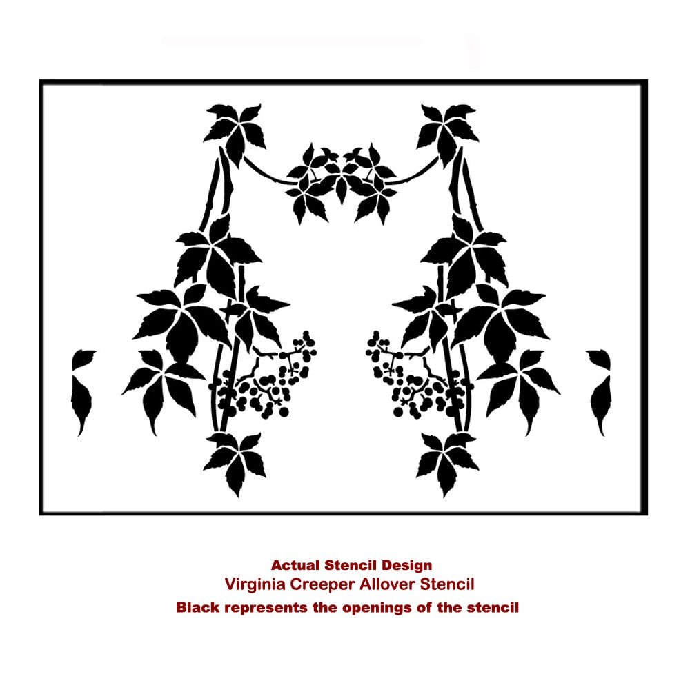 Virginia-creeper-allover-stencil-wall-pattern