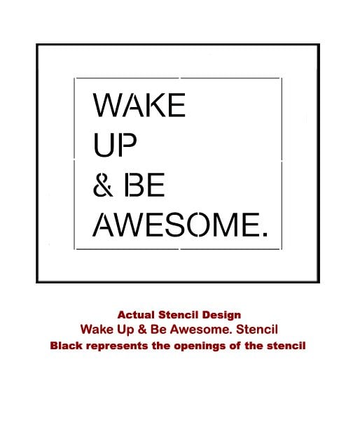 Wake-Up-phrase-stencil-design