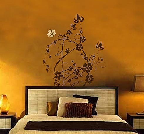 Wall decal stencil. Scroll stencils