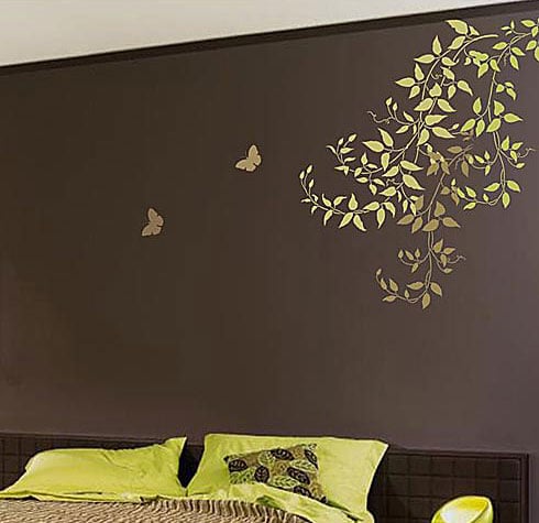 Wall-Stencil-Vine