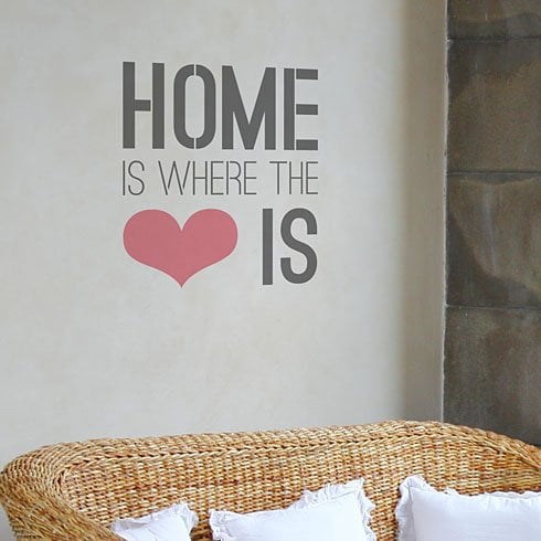 Wall-quote-stencil-home