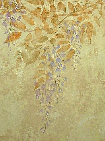 wisteria stencil