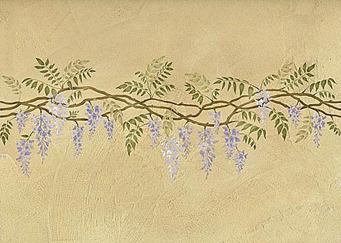 wisteria stencil