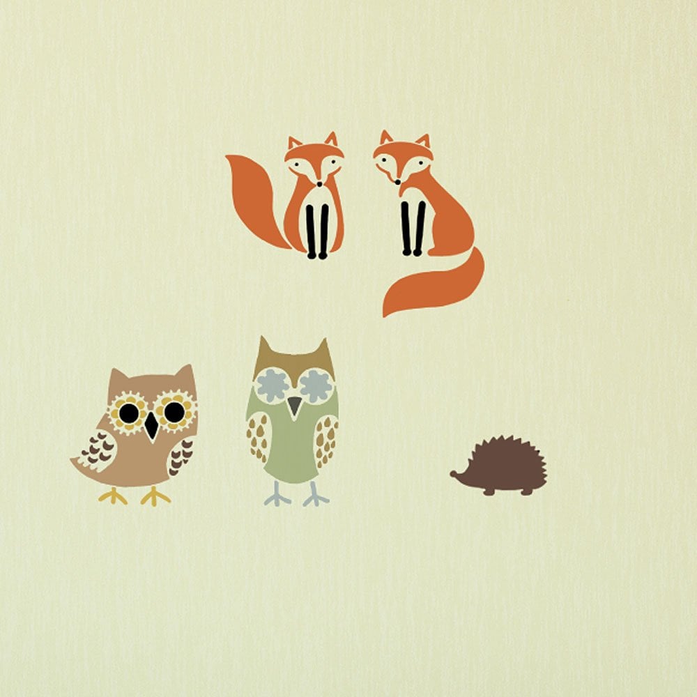 Woodland-animals-stencils-nursery-fox-owl-hedgehog.jpg