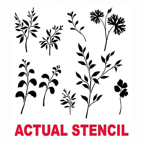 botanicals stencil