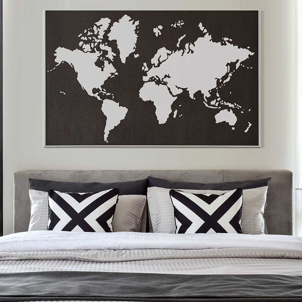 World Map Stencil Worlds Maps stencils decal