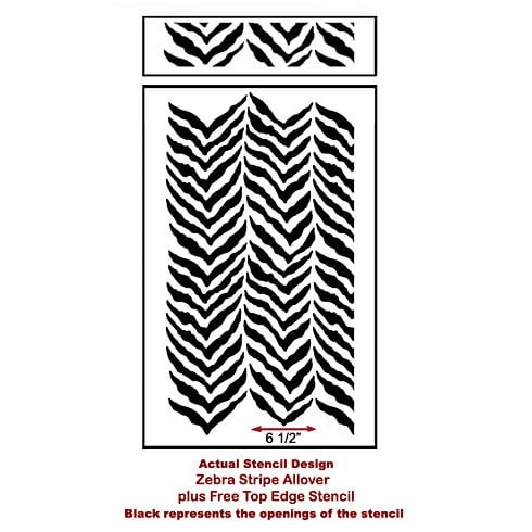 Zebra-stencil-design