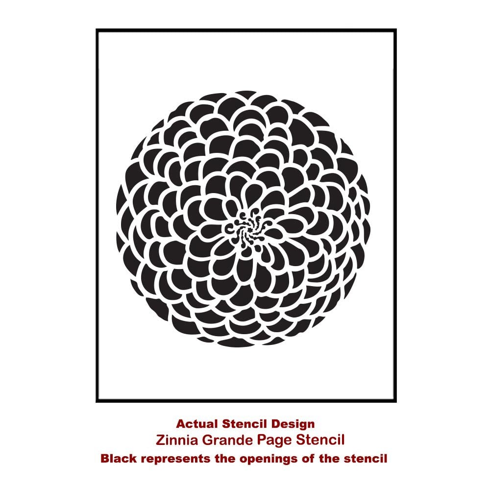 Zinnia-grande-medium-card-template-stencil