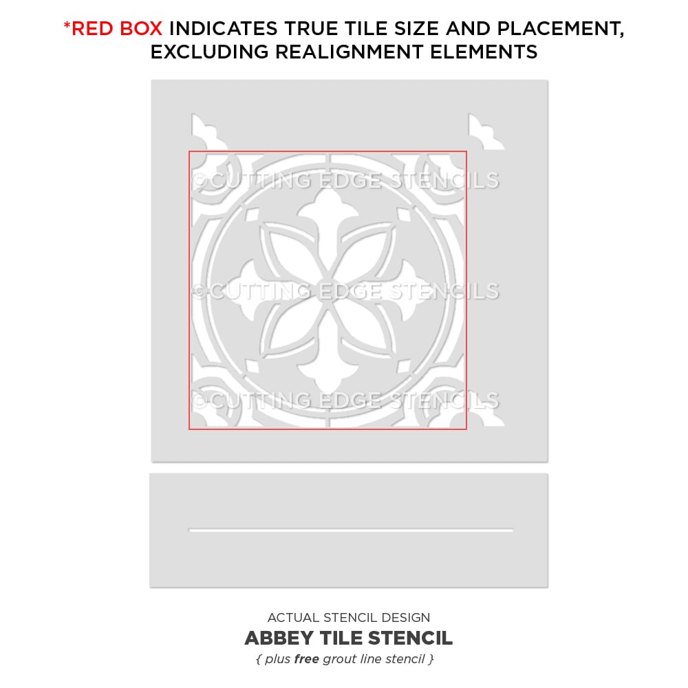 actual abbey stencil realignment