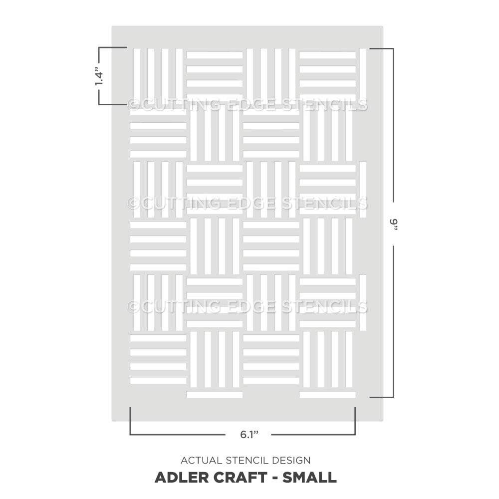 adler craft line stencil actual image stencil design