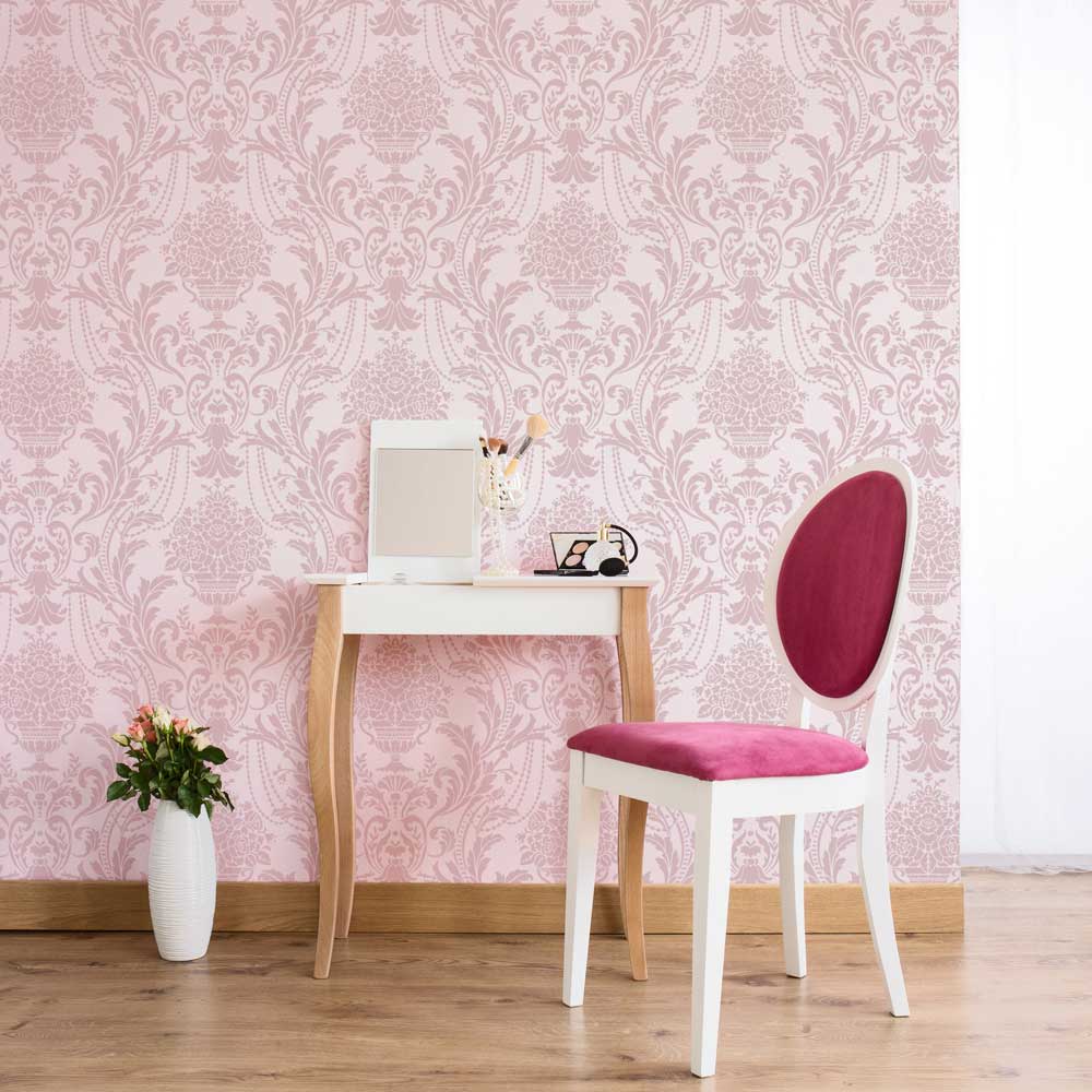 Damask-DIY-Stencil-Bedroom