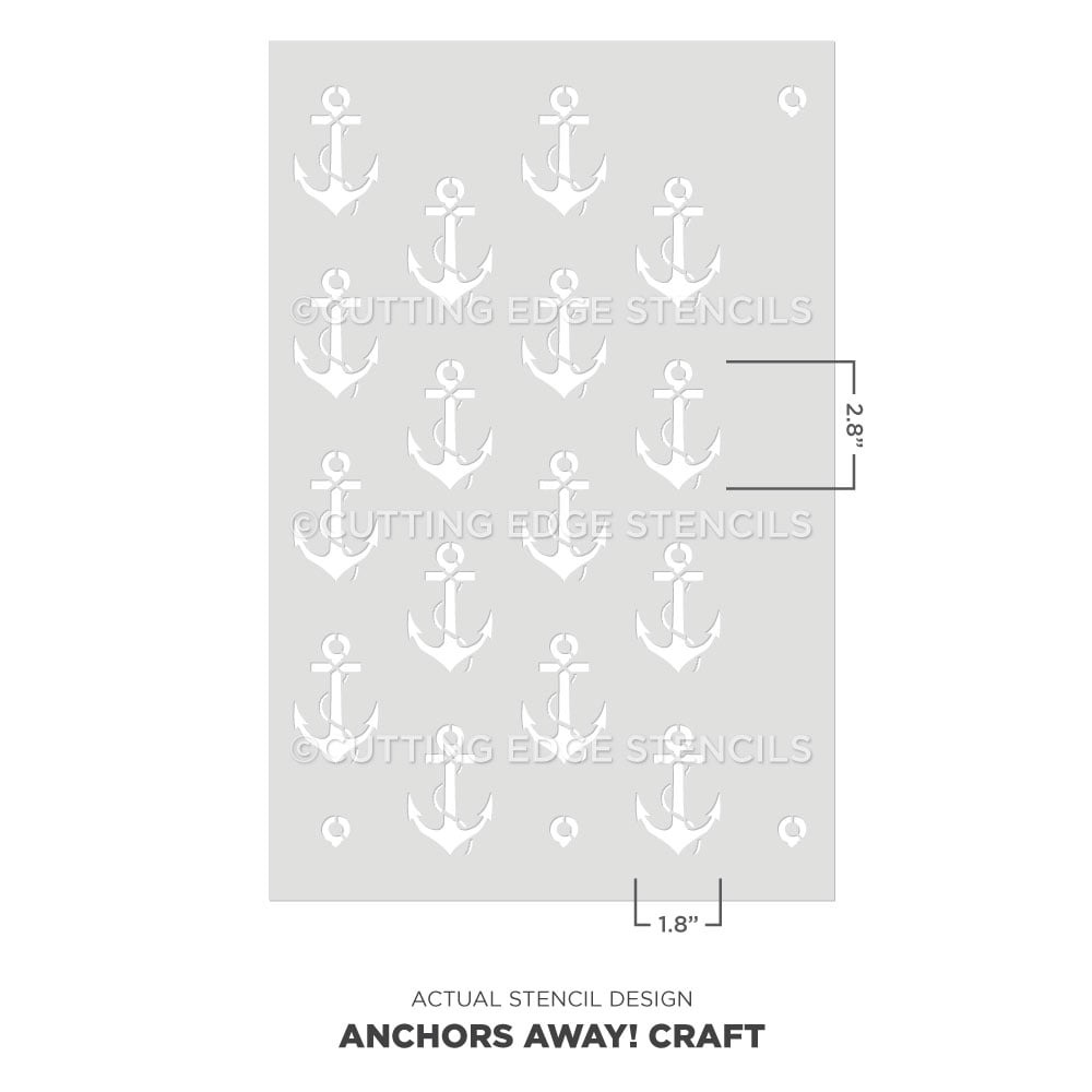 Anchor Craft Stencil Pattern