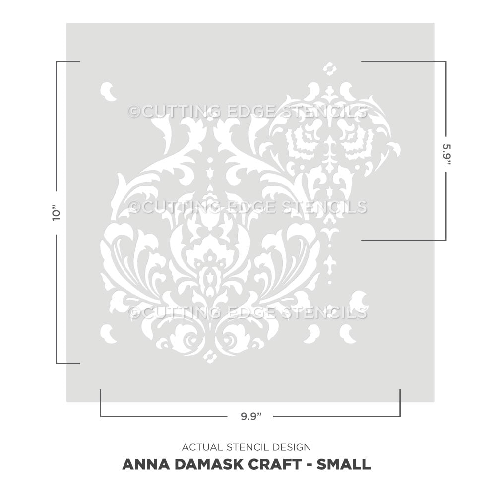 Anna Damask Craft stencil