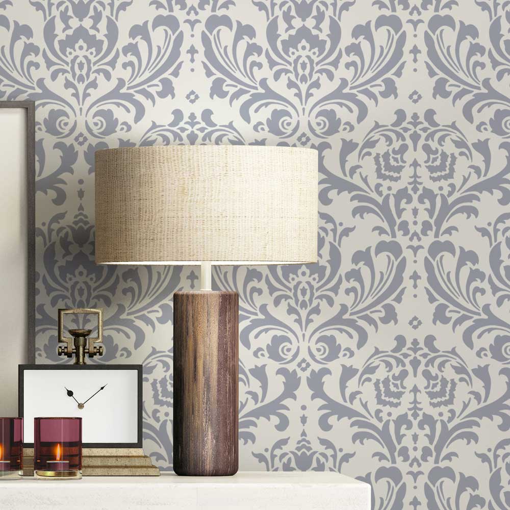 Anna Damask Wall Stencil
