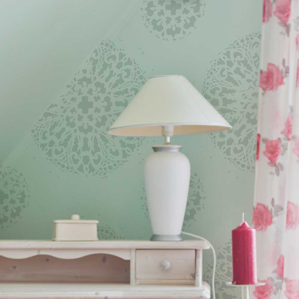 Antico Lace Wall Stencil