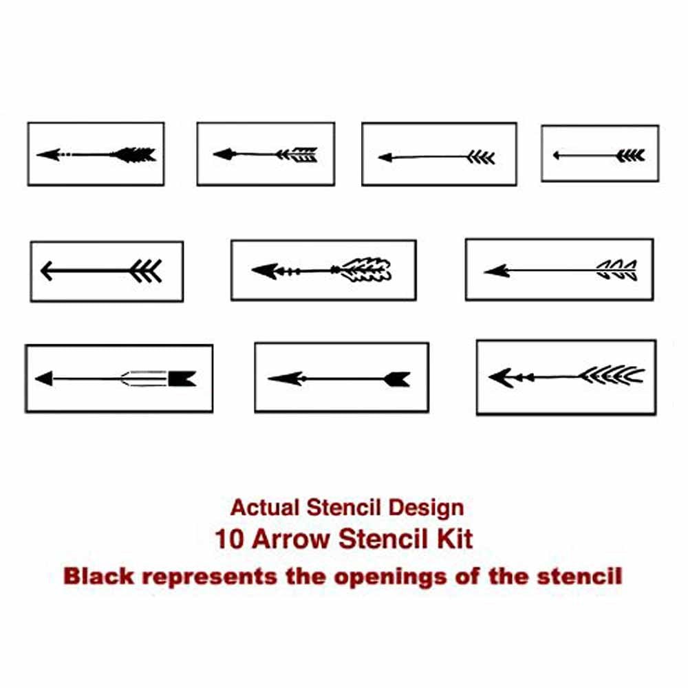 arrow-stencil-kit-DIY-wall-decor-actual