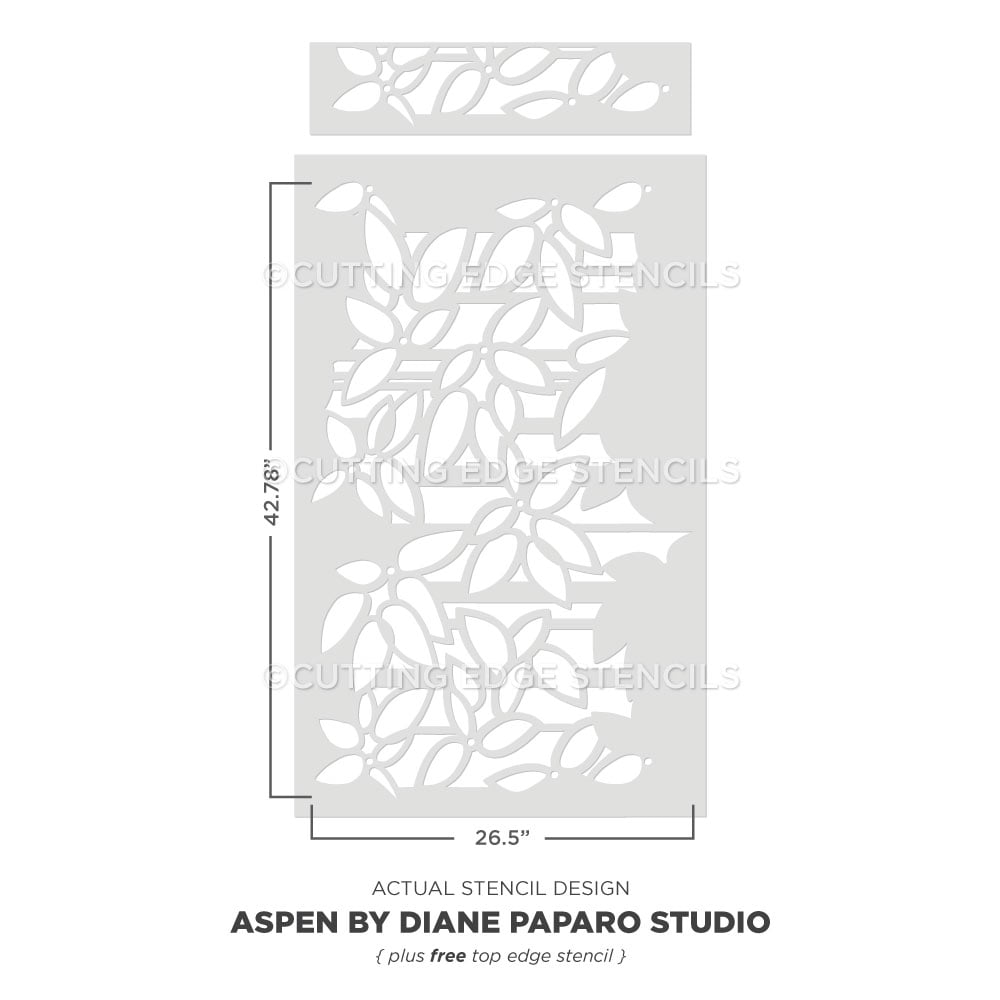 aspen stencil design