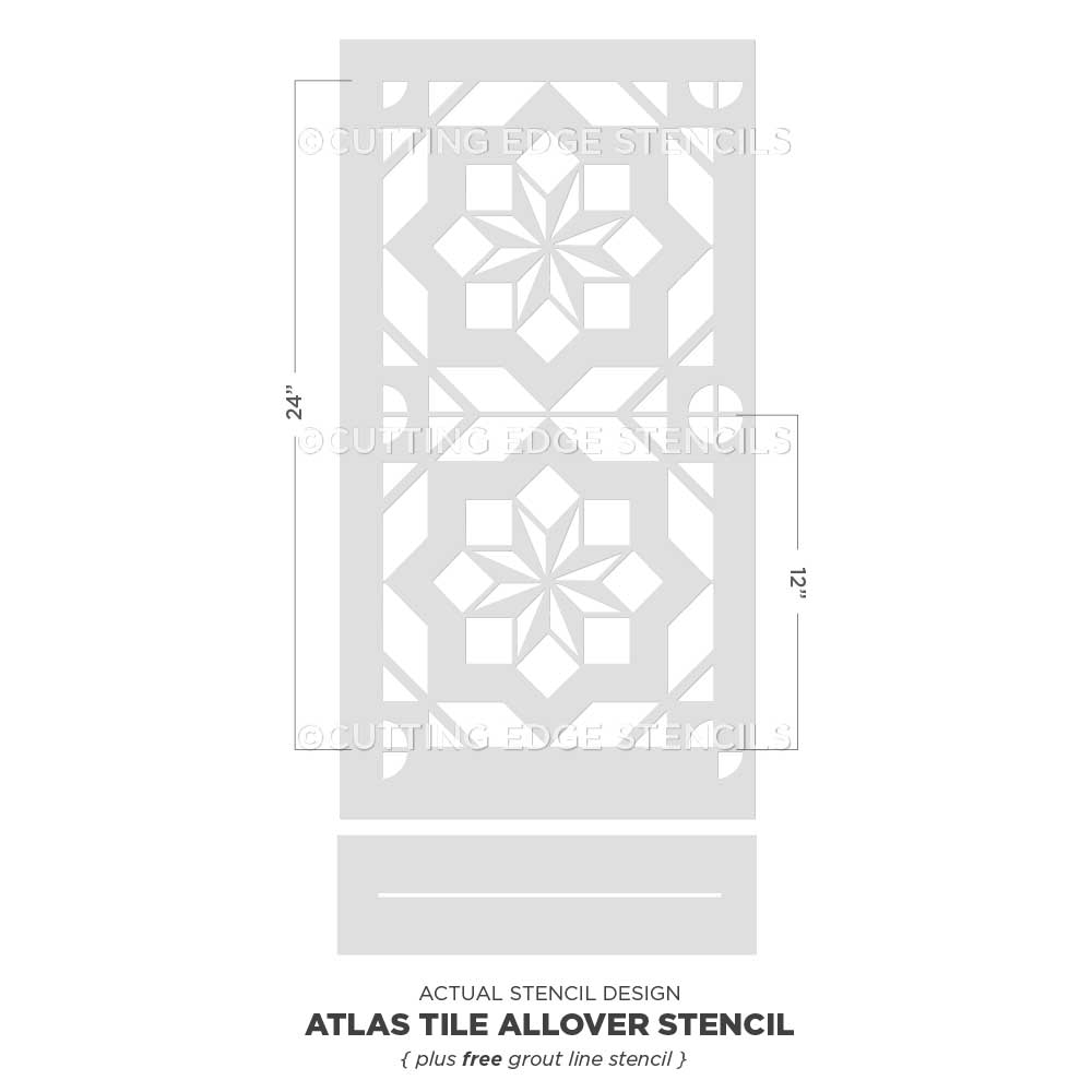 Atlas Tile Stencil