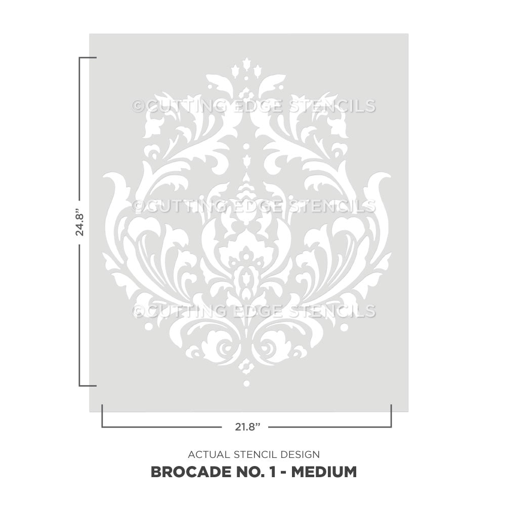 Brocade Wall Stencil