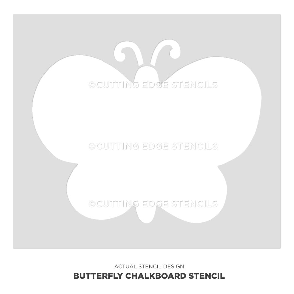 Butterfly chalkboard stencil