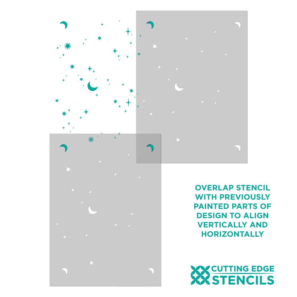 how to stencil celestial