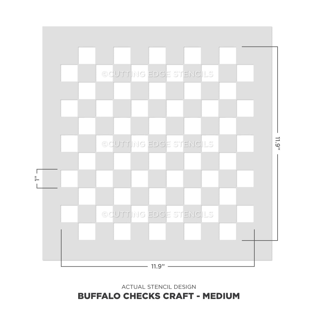 Checks stencil stencils design