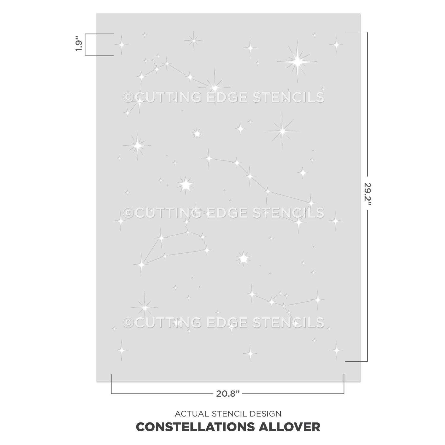 constellations stencil