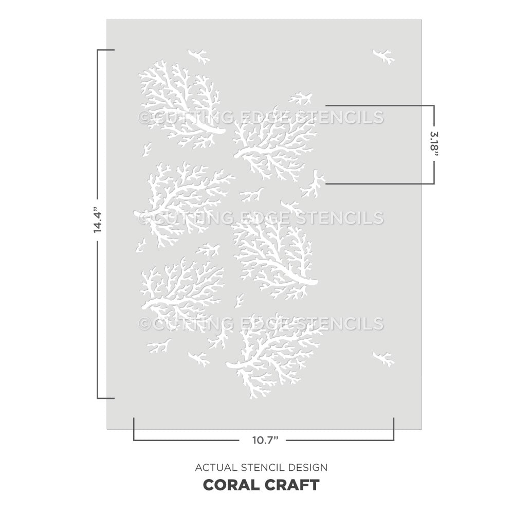 Coral Craft stencil for furniture