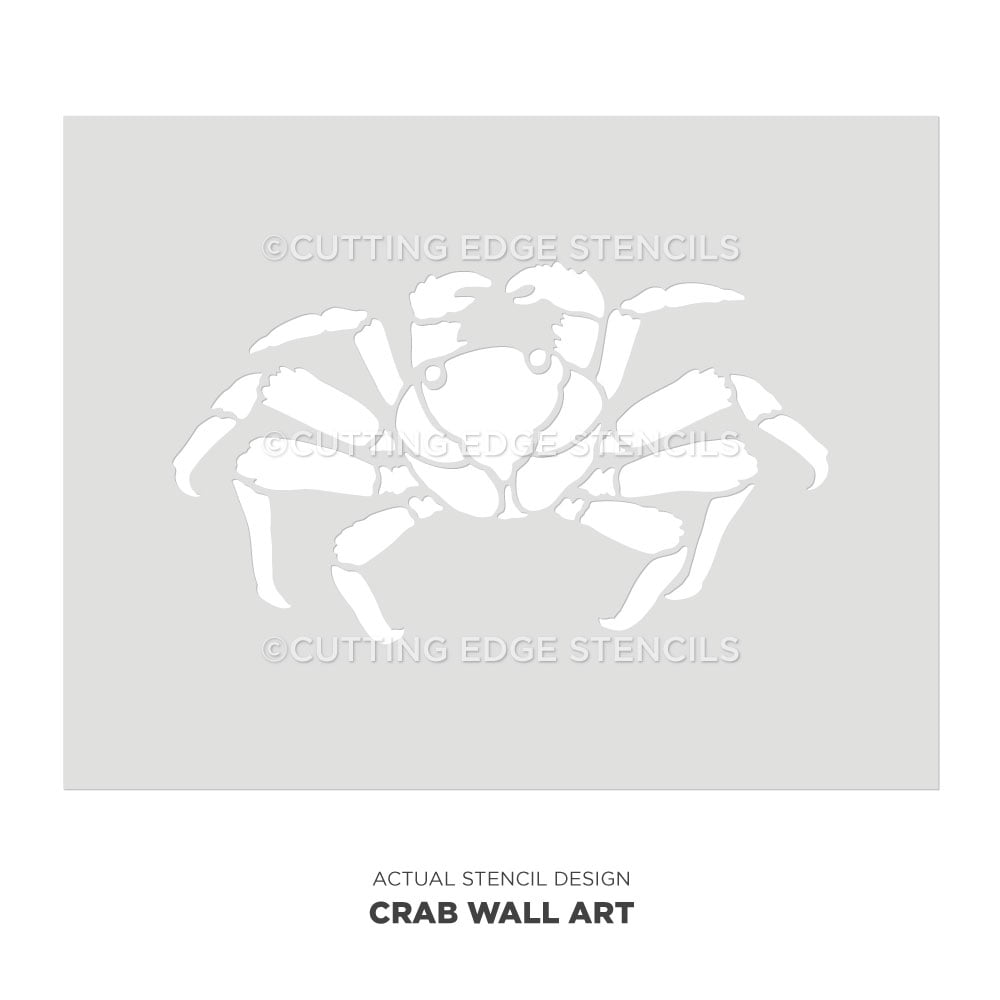 Crab Wall Art Stencil