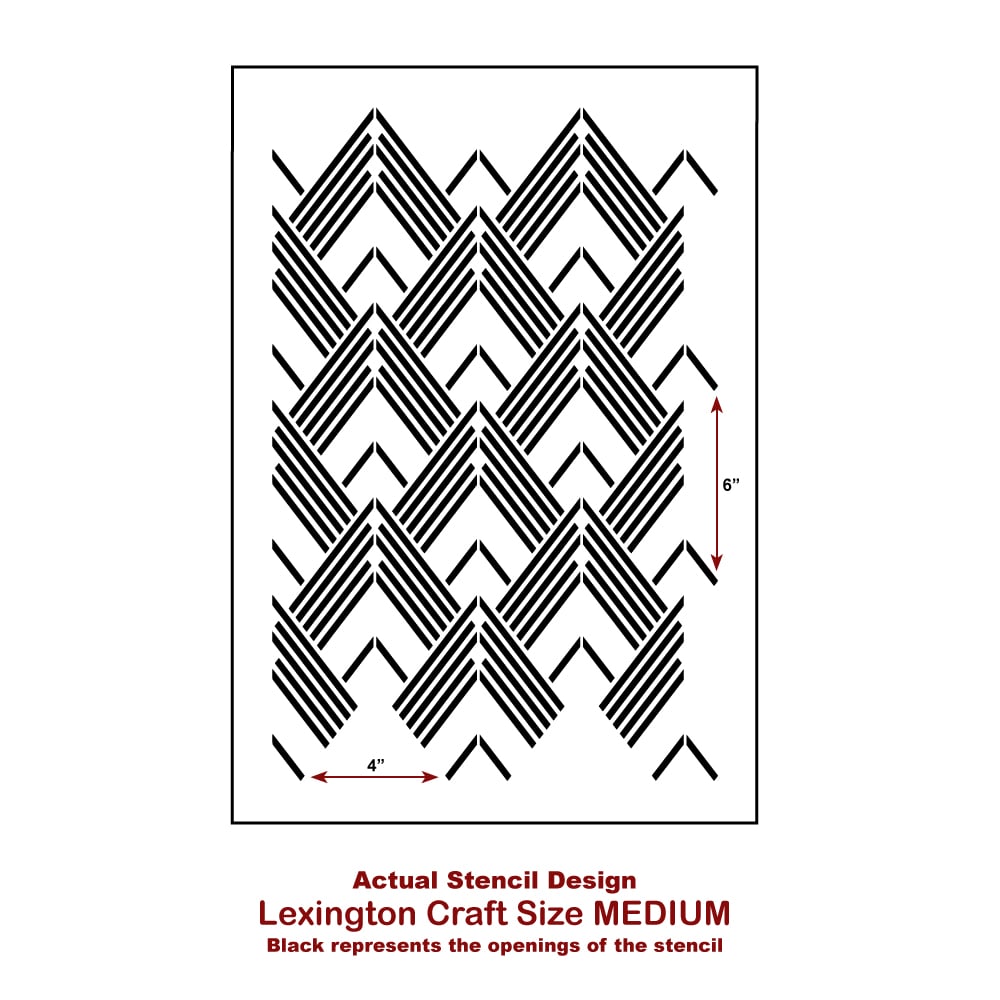 craft stencil Lexington Craft medium Actual