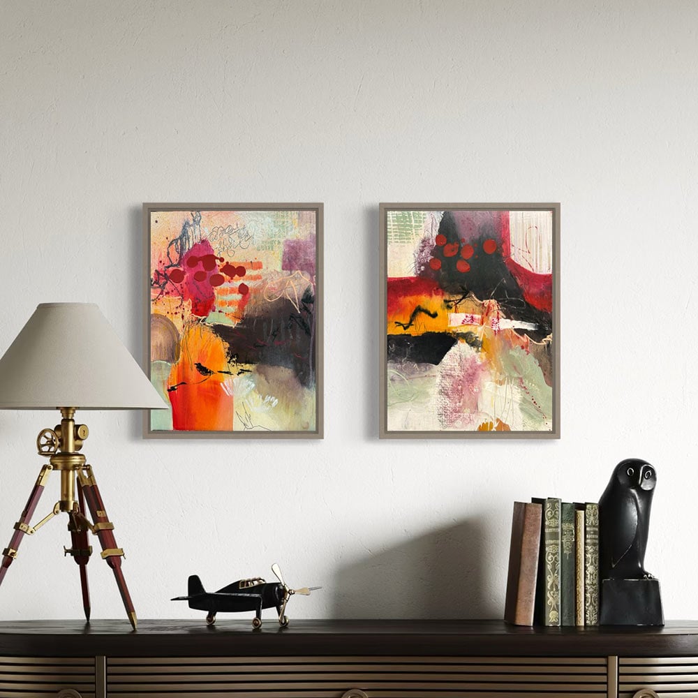 Abstract modern paintings