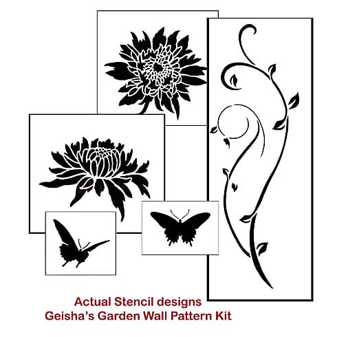 floral stencil kit