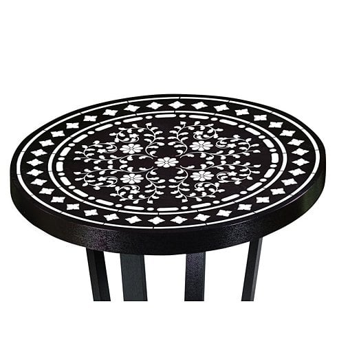 inlay stenciled table