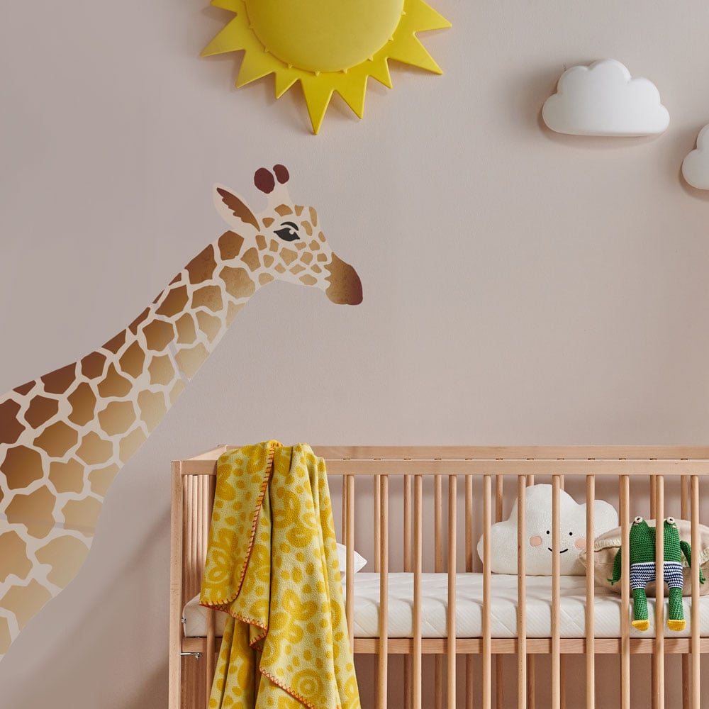 Giraffe Wall stencil for safari nursery stenciling