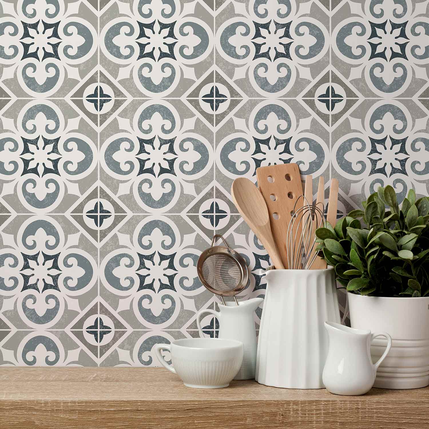 tile stencils cement tile