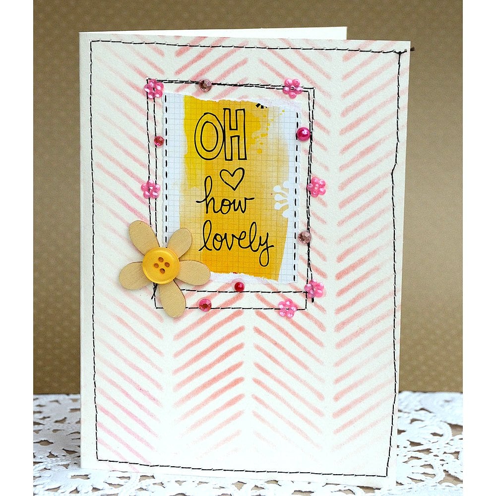 herringbone-stitch-card-craft-stencil-template