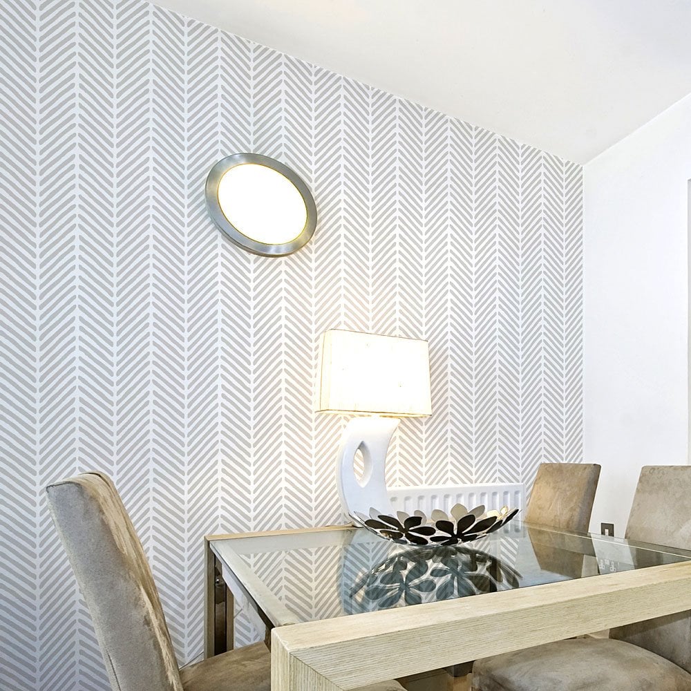 herringbone-stitch-wall-pattern-stencil-diy-decor