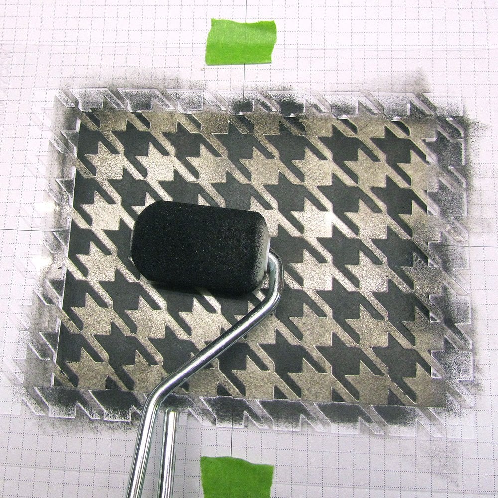 houndstooth-card-making-craft-stencil