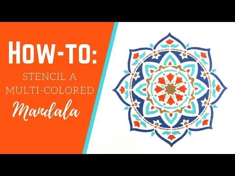 Rangoli Mandala Stencil