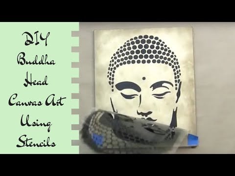 Buddha Wall Art Stencil