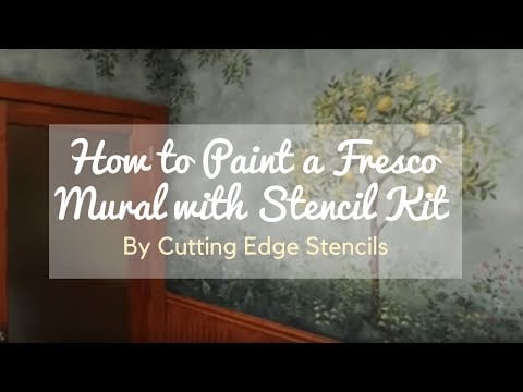 Ultimate Faux Fresco Stencil Kit