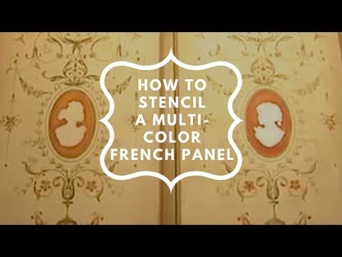 Versailles Grand Panel Stencil