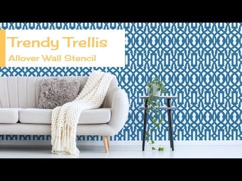 Trellis Allover Stencil