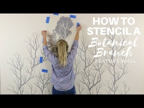 Lemon Tree Branch stencil