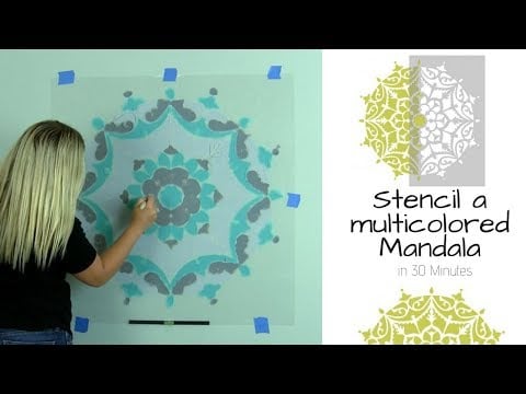 Estella Mandala Stencil